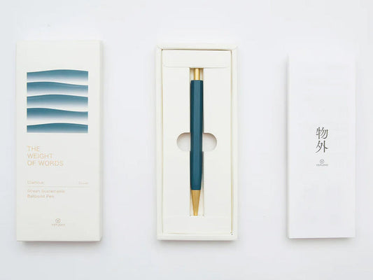 Ystudio Ocean Sustainable Ballpoint Pen - Sea Indigo