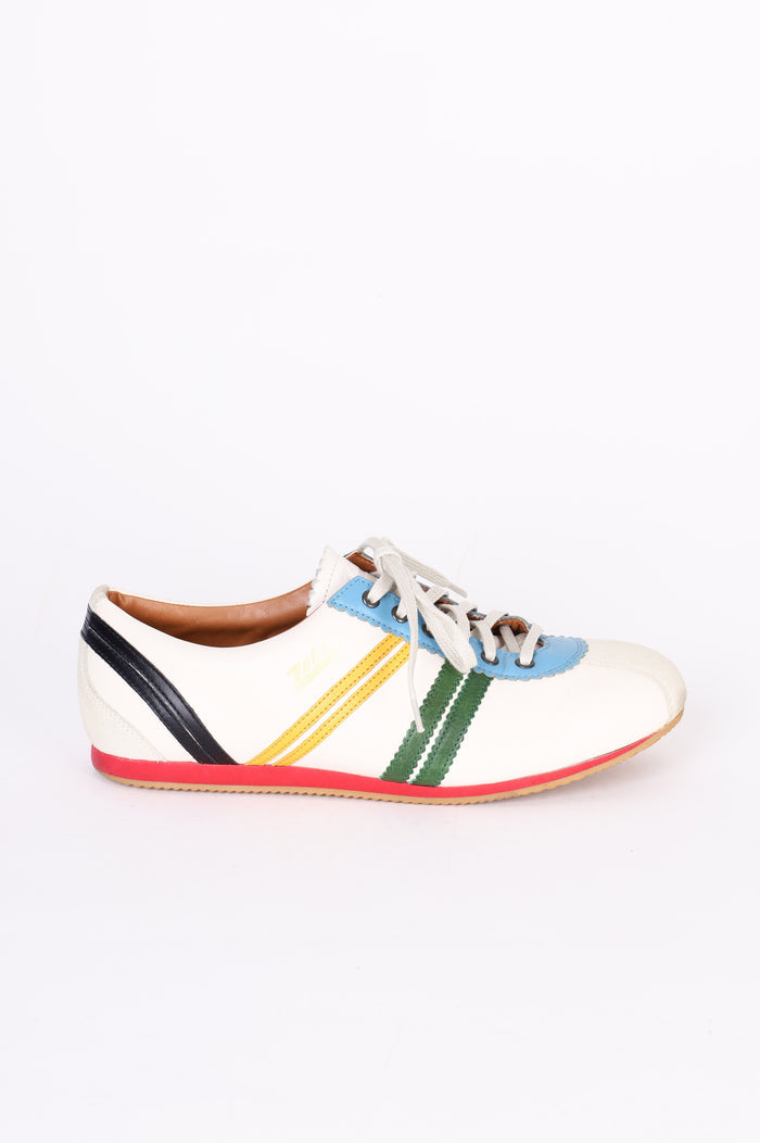 Zeha Mens White Sneakers Size EU 43