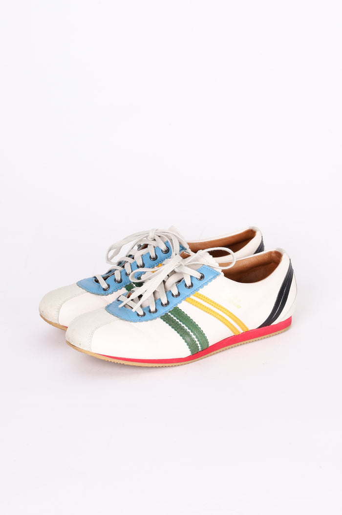 Zeha Mens White Sneakers Size EU 43