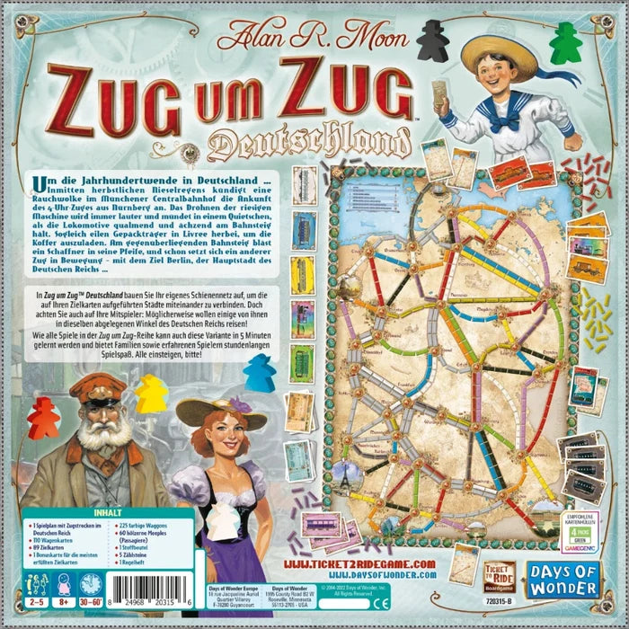 Zug um Zug Deutschland - Quer durch die Nation mit der ganzen Familie