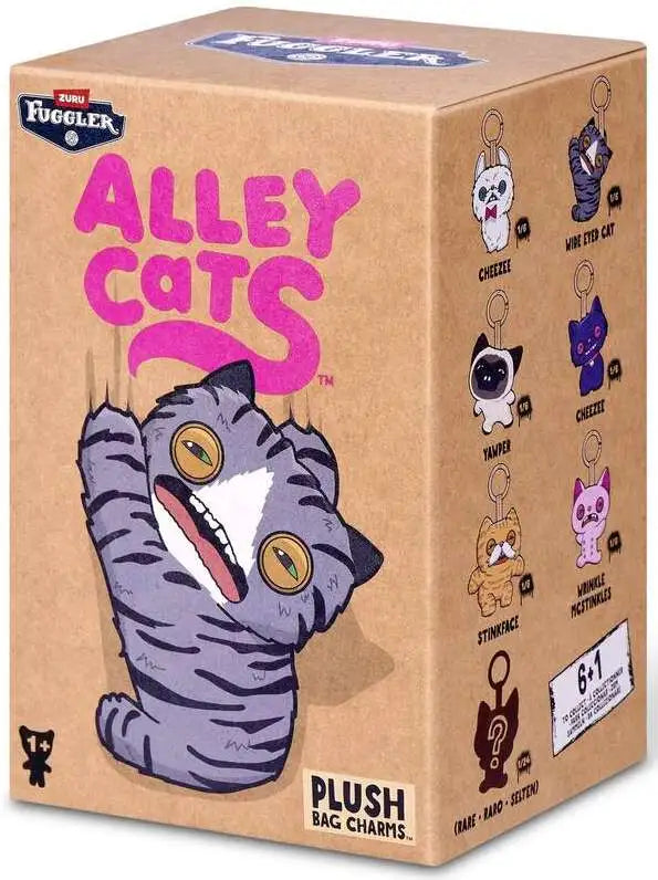 Zuru Fuggler - Mini Alley Cat Series 1 Collectible 1Pc 5-Inch Plush